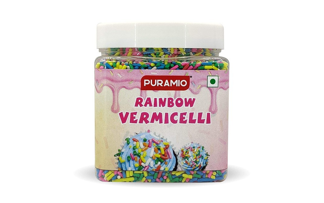 Puramio Rainbow Vermicelli    Plastic Jar  250 grams